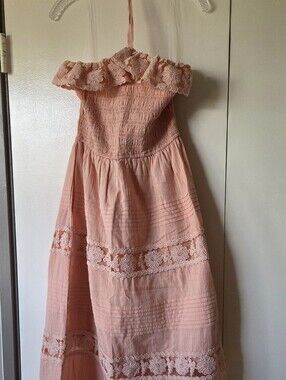 Pink Tiered Maxi Sundress